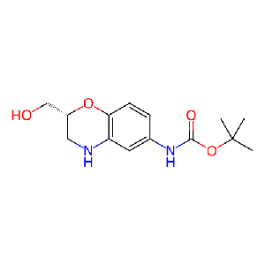 (R)-(2-(羟甲基)-3,4-二氢-2H-苯并[b][1,4]噁嗪-6-基)氨基甲酸叔丁酯