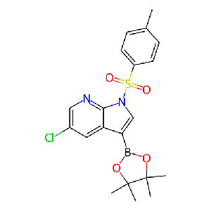5-氯-3-(4,4,5,5-四甲基-1,3,2-二氧硼杂环戊烷-2-基)-1-甲苯磺酰基-1H-吡咯并[2,3-b]吡啶,866546-11-4