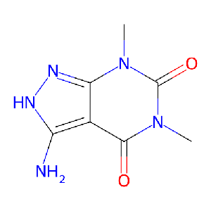3-氨基-5,7-二甲基-2h,4h,5h,6h,7h-吡唑并[3,4-d]嘧啶-4,6-二酮