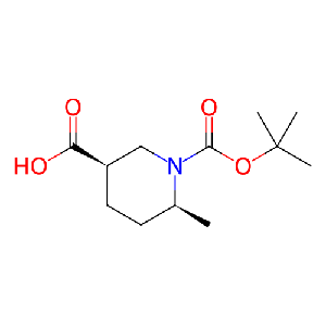 顺式-6-甲基- 哌啶-1,3-二甲酸1-叔丁酯