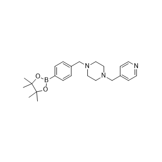 1-(吡啶-4-基甲基)-4-(4-(4,4,5,5-四甲基-1,3,2-二氧硼杂环戊烷-2-基)苄基)哌嗪