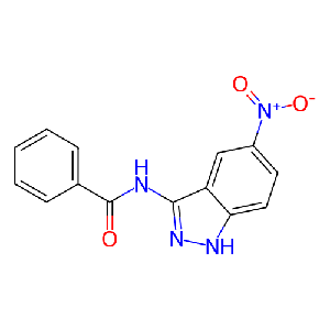 N-(5-硝基-1H-吲唑-3-基)苯甲酰胺,599183-43-4