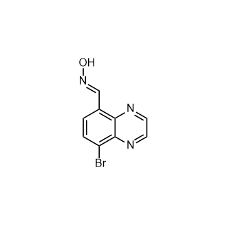 (E)-8-溴喹喔啉-5-甲醛肟