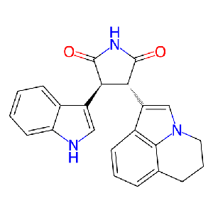 (3S,4S)-3-(5,6-二氢-4H-吡咯并[3,2,1-ij]喹啉)-4-(1H-吲哚)-2,5-吡咯烷二酮
