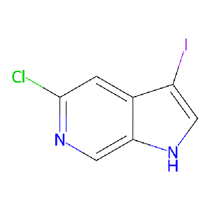 5-氯-3-碘-1H-吡咯并[2,3-c]吡啶