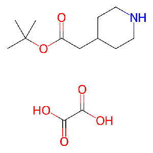 2-(哌啶-4-基)乙酸叔丁酯草酸盐,1360438-13-6