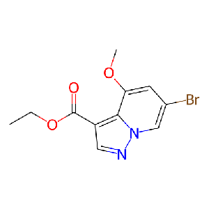 6-溴-4-甲氧基吡唑并[1,5-a]吡啶-3-羧酸乙酯,1207557-35-4