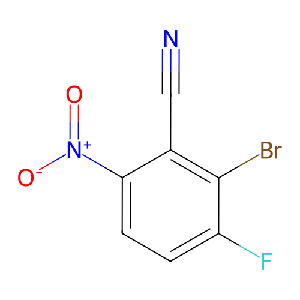 2-溴-3-氟-6-硝基苄腈