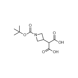 2-(1-(叔丁氧基羰基)氮杂环丁烷-3-基)丙二酸