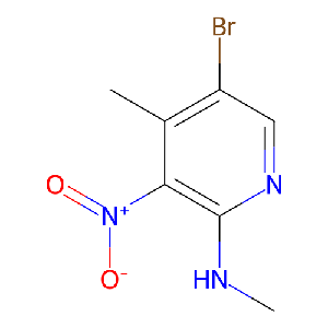 5-溴-N,4-二甲基-3-硝基吡啶-2-胺,155790-01-5