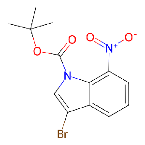 1-Boc-3-溴-7-硝基吲哚