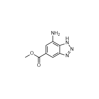 7-氨基-1H-苯并[d] [1,2,3]三唑-5-羧酸甲酯