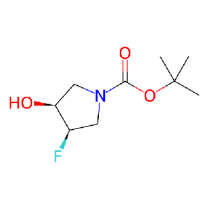 顺式-3-氟-4-羟基吡咯烷-1-羧酸叔丁酯,2055223-76-0