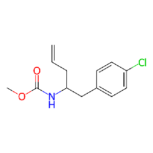 (1-(4-氯苯基)戊-4-烯-2-基)氨基甲酸甲酯