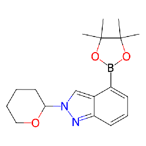 2-(四氢-2H-吡喃-2-基)-4-(4,4,5,5-四甲基-1,3,2-二噁硼烷-2-基)-2H-吲唑