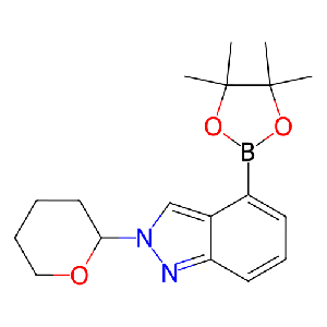 2-(四氫-2H-吡喃-2-基)-4-(4,4,5,5-四甲基-1,3,2-二噁硼烷-2-基)-2H-吲唑