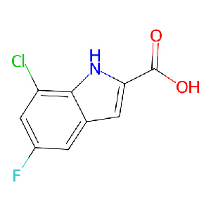 7-氯-5-氟-1H-吲哚-2-羧酸