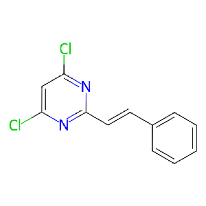 (E)-4,6-二氯-2-苯乙烯基嘧啶