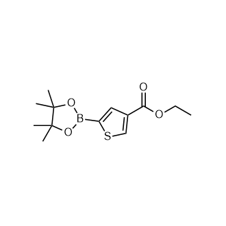 5-(4,4,5,5-四甲基-1,3,2-二氧硼杂环戊烷-2-基)噻吩-3-羧酸乙酯