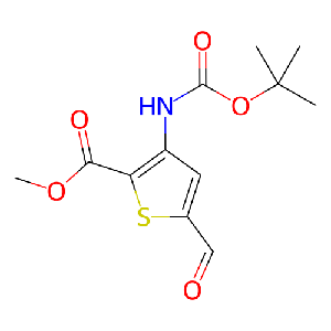 3-((叔丁氧基羰基)氨基)-5-甲酰基噻吩-2-羧酸甲酯