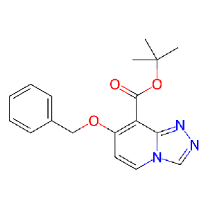 7-(苄氧基)-[1,2,4]三唑并[4,3-a]吡啶-8-羧酸叔丁酯