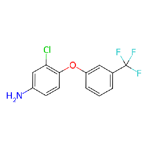 3-氯-4-(3-(三氟甲基)苯氧基)苯胺