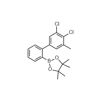 2-(3',4'-二氯-5'-甲基-[1,1'-联苯]-2-基)-4,4,5,5-四甲基-1,3,2-二氧杂硼烷