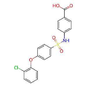 4-((4-(2-氯苯氧基)苯基)磺酰氨基)苯甲酸