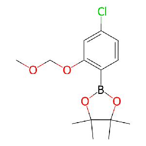 2-(4-氯-2-(甲氧基甲氧基)苯基)-4,4,5,5-四甲基-1,3,2-二氧硼烷