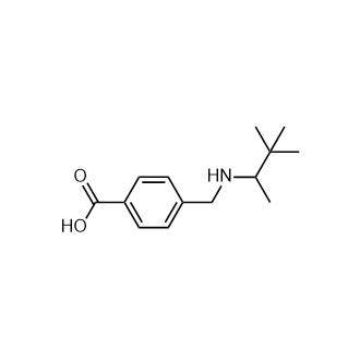 4-(((3,3-二甲基丁-2-基)氨基)甲基)苯甲酸