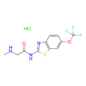 2-(甲胺基)-N-(6-(三氟甲氧基)苯并噻唑-2-基)乙酰胺盐酸盐