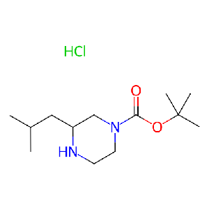 3-(2-甲基丙基)哌嗪-1-羧酸叔丁酯盐酸盐,1203372-46-6