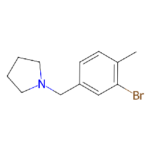 1-(3-溴-4-甲基苄基)吡咯烷