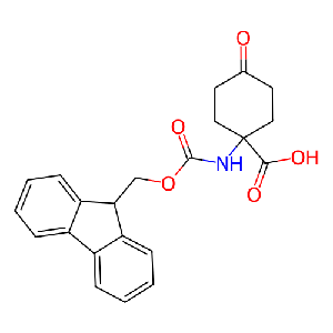 1-((((9H-芴-9-基)甲氧基)羰基)氨基)-4-氧代环己烷-1-羧酸