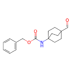 (4-甲酰基双环[2.2.2]辛基-1-基)氨基甲酸苄酯