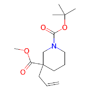 1-Boc-3-烯丙基哌啶-3-甲酸甲酯