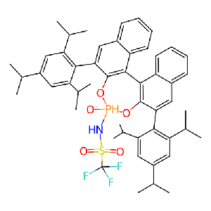 1,1,1-三氟-N-[(11bR)-4-氧-2,6-双[2,4,6-三异丙基苯基]联萘并[2,1-d:1',2'-f][1,3,2]二氧杂膦-4-基]甲磺酰胺