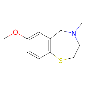 2,3,4,5-四氢-7-甲氧基-4-甲基-1,4-苯并硫氮杂卓