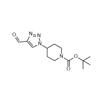 4-(4-甲酰基-1H-1,2,3-三唑-1-基)哌啶-1-甲酸叔丁酯