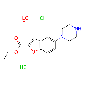 5-(1-哌嗪基)-2-苯并呋喃甲酸乙酯二盐酸盐水合物,1422956-31-7