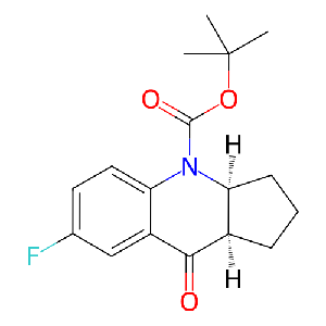 (3aS,9aR)-7-氟-9-氧代-3,3a,9,9a-四氢-1H-环戊二烯并[b]喹啉-4(2H)-羧酸叔丁酯