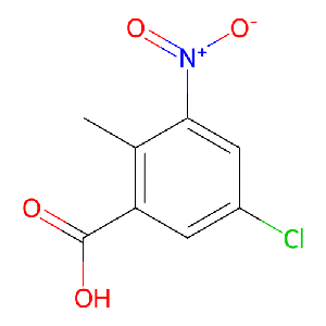 5-氯-2-甲基-3-硝基苯甲酸