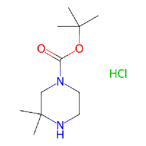 3,3-二甲基哌嗪-1-甲酸叔丁酯盐酸盐,1187931-03-8