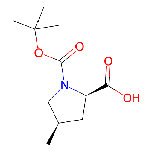 (2R,4R)-1-(叔丁氧基羰基)-4-甲基吡咯烷-2-羧酸