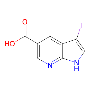 3-碘-1H-吡咯并[2,3-b]吡啶-5-羧酸
