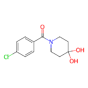 (4-氯苯基)(4,4-二羟基哌啶-1-基)甲酮