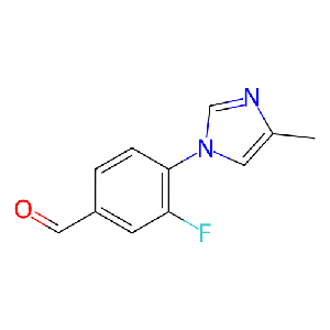 3-氟-4-(4-甲基-1H-咪唑-1-基)苯甲醛