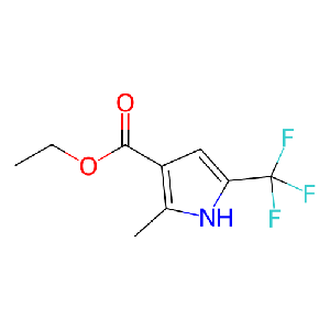 2-甲基-5-(三氟甲基)-1H-吡咯-3-羧酸乙酯