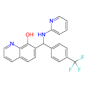 7-{[(吡啶-2-基)氨基][4-(三氟甲基)苯基]甲基}喹啉-8-醇
