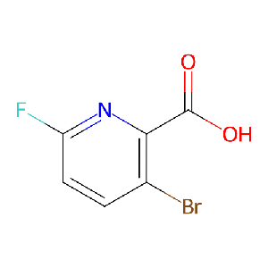 3-溴-6-氟吡啶-2-甲酸,1211589-43-3